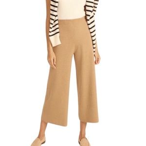 J. Crew Tan Wide-Leg Pants